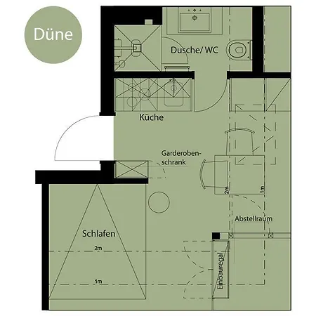 Haus-liv-appartement-duene * Westerland